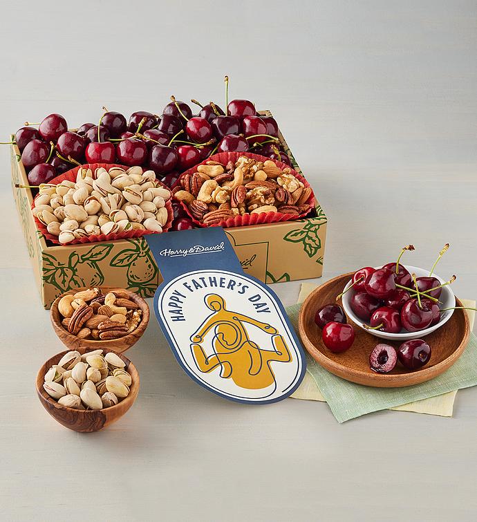 Plump-Sweet Cherries and Nuts for Dad